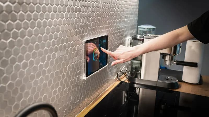 A smart home control panel